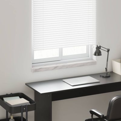 vidaXL Parapetné dosky Mramorová textúra 60 x 10 x 4,5 cm PVC