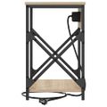 vidaXL Nočný stolík 2 ks Sonoma dub 41 x 31 x 51 cm Kompozitné drevo