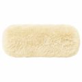 vidaXL Poťah na podložku 2 pcs HEERLEN Krémová Ø 15 x 40 cm PV fleece