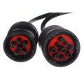 SIXTOL OBD-II redukcia 9-pin J1939 a 6-pin J1708 MECHANIC CABLE 8