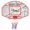 vidaXL 5-dielna sada basketbalového koša na stenu s doskou 66x44,5 cm