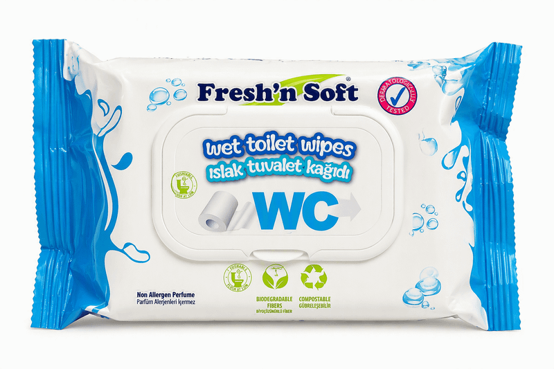 Fresh 'n soft Freshn soft vlhky toaletny papier VEGAN 60ks