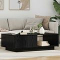 vidaXL Konferenčný stolík Čierny dub 95 x 55 x 31 cm Kompozitné drevo