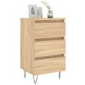 vidaXL Nočné stolíky 2 ks dub sonoma 40x35x69 cm kompozitné drevo