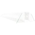 vidaXL Fóliovník s oceľovým rámom biely 60 m² 20x3x2 m