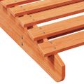 vidaXL Lehátka 2 ks voskovohnedé 205x60x31,5 cm masívna borovica
