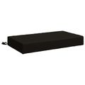 vidaXL Podložka na sedadlo SOEST 100% polyester Čierna 70 x 40 x 10 cm