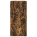 vidaXL Skriňa pod umývadlo do kúpeľne Dymový dub 56 x 37,5 x 81 cm