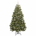 vidaXL Umelý Sklápací Vianočný Stromček Zelená 180 cm PVC a oceľ