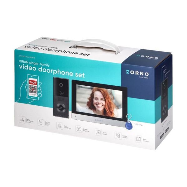 Videozvonček ORNO OR-VID-MA-1079/B, XIRAN, 8" LCD FHD RFID, Tuya Smart Videozvonek ORNO OR-VID-MA-1079/B, XIRAN, 8" LCD FHD RFID, Tuya Smart