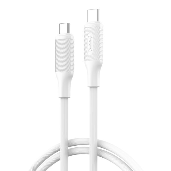 XO kábel NB-Q265B PD USB-C - USB-C 1,0m 60W biely