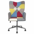 vidaXL Relaxačné kreslo patchwork látkové