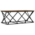 vidaXL Konferenčný stolík hnedý dub 100x49x40 cm kompozitné drevo