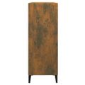 vidaXL Komoda dymový dub 69,5x32,5x90 cm spracované drevo