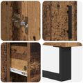 vidaXL Highboard 2 ks Staré drevo 69,5 x 34 x 180 cm