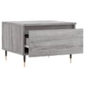 vidaXL Konferenčné stolíky 2 ks sivé sonoma 50x46x35 cm kompoz. drevo