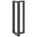 vidaXL Nohy barového stola v tvare T, 2 ks, antracitové, 50x35x(110-111) cm, oceľ