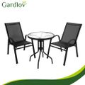 Balkónový set stôl + 2 stoličky čierny Gardlov 27568 Balkonový set stůl + 2 židle černý Gardlov 27568