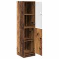 vidaXL Highboard Staré drevo 35 x 37 x 142 cm Kompozitné drevo