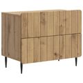 vidaXL Nočný stolík Dub artisan 62 x 34,5 x 49,5 cm Kompozitné drevo