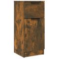 vidaXL Komoda dymový dub 30x30x70 cm spracované drevo