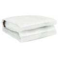 vidaXL Priehľadná plachta s okami 6x8 m Polyetylén