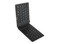 Klávesnica - antibakteriálna - bezdrôtový - Bluetooth 5.1 - QWERTY - britská - čierna