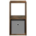 vidaXL Nočný stolík Dymová dub 25,5 x 22 x 49,5 cm Kompozitné drevo