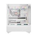 Počítačová skriňa Darkflash DY460 (biela) + 4 ventilátory ARGB