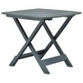 vidaXL Skladací záhradný stôl zelený 79x72x70 cm plastový