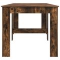 vidaXL Jedálenský stôl 240 x 85 x 75 cm Kompozitné drevo Dymový dub