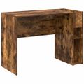 vidaXL Stôl Dymová dub Kompozitné drevo 109 x 50 x 78 cm