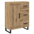 vidaXL Highboard 2 ks Remeselný dub 69,5 x 34 x 180 cm