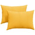 vidaXL Vankúše na pohovku 2 pcs Svetložltá 70 x 50 cm