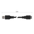 Kábel USB 3.0, A/M – micro B/M 1m, EMOS S70203