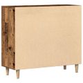 vidaXL Komoda staré drevo 90x34x80 cm kompozitné drevo