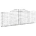 vidaXL Oblúkové gabiónové koše 5 ks 300x30x100/120cm pozinkov. železo