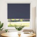 vidaXL Roleta Zatemnenie tmavomodré 115x150 cm Šírka látky 110,7 cm