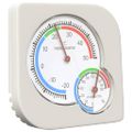 vidaXL Tepelný higrometer Biela 7,5 x 7,5 x 1,2 cm ABS