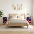 vidaXL Nočný stolík KIEL 2 ks Dub sonoma 36 x 33 x 60 cm