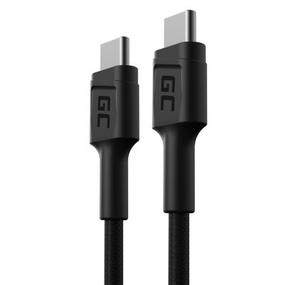 Green Cell KABGC31 PowerStream kábel USB-C - USB-C 30cm, podpora rýchleho nabíjania