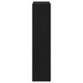 vidaXL Skriňa na topánky 80 x 21 x 87,5 cm Kompozitné drevo Čierny dub