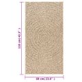 vidaXL Koberec ZIZUR 60x110 cm jutový vzhľad interiér a exteriér