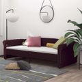 vidaXL Pohovka s USB fialová látková 90x200 cm
