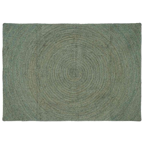 vidaXL Kusové koberce Olivovo zelená 120 x 170 cm Juta