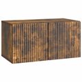 vidaXL Nástenná TV skrinka 59,5 x 31 x 30 cm Dymový dub