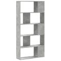 vidaXL Knižnica 5 políc betónovosivá 80,5x23,5x162,5cm kompozit. drevo