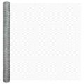 vidaXL Hexagonálny plot 1,6 x 25 m Pozinkovaná oceľ Strieborná