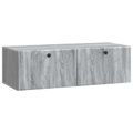 vidaXL Nástenná TV skrinka 98 x 41 x 30 cm Sivý Sonoma
