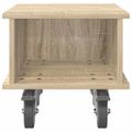 vidaXL TV stolík 37 x 35 x 35 cm Sonoma dub Kompozitné drevo